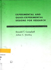 Experimental and Quasi-Experimental Design for Research