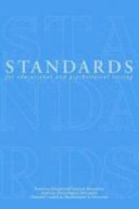 Standards for Educational and Psychological Testing