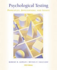 Psychological Testing : Principles, Applications, and Issues 5'th Ed.