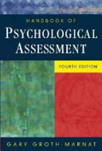 Handbook of Psychological Assessment 4'th Ed.