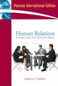 Human Relations Interpersonal Job-Oriented Skills Ed. 10'th