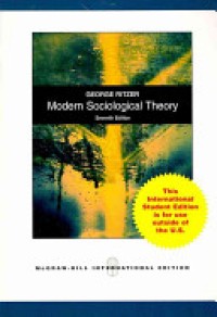 Modern Sociological Theory 7'th Ed.