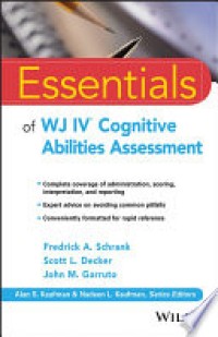 Essentials of WJ IV Cognitive Abilities Assessment