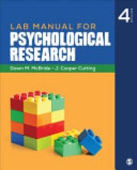 Lab Manual for Psychological Research 4'th Ed.