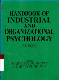 Handbook of Industrial and Organizational Psychology Vol. 2