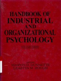 Handbook of Industrial and Organizational Psychology Vol. 3