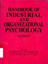 Handbook of Industrial and Organizational Psychology Vol. 4