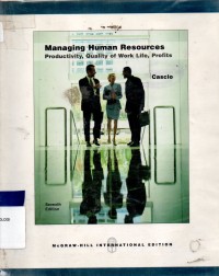 Managing Human Resource : Productivity, Quality of Work Life, Profits 7'th Ed.