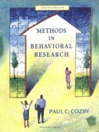 Methods in Behavioral Research 8'th Ed.