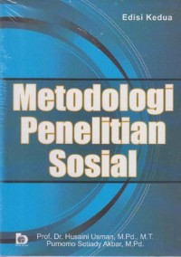 Metodologi Penelitian Sosial  Edisi ke-2