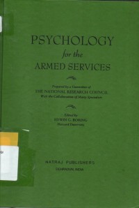 Psychology for the Armed Services