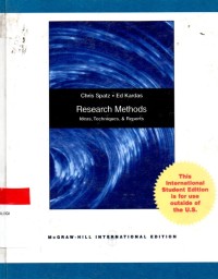 Research Methods : Ideas, Techniques & Reports