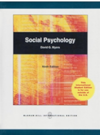 Social Psychology Ed. 9'th