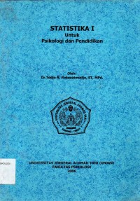 Statistika untuk Psikologi dan Pendidikan