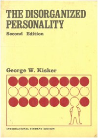 The Disorganized Personality 2'nd Ed.