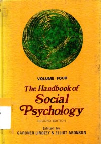 The Handbook of Social Psychology Vol. 4 2'nd Ed.