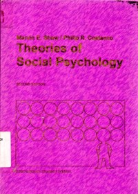 Theories of Social Psychology Ed. 2'nd