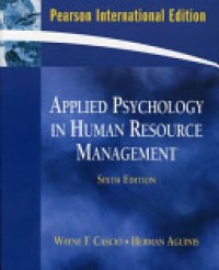 Applied Psychology in Human Resource Management Ed. 6'th