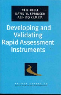 Developing and Validating Rapid Assessment Instruments