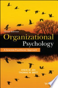 Organizational Psychology : A Scientist-Practitioner Approach 3'rd Ed.