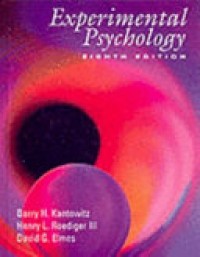 Experimental Psychology Understanding Psychological Research 8'th Edition