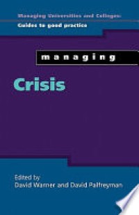 Managing Crisis Ed. 1'st