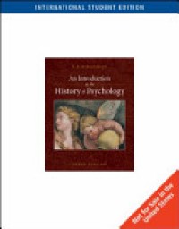 An Introduction to the History of Psychology 6'th Ed.